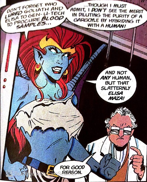 ashleywritesstuff: Scans from Marvel Comics Gargoyles #5, June 1995. 