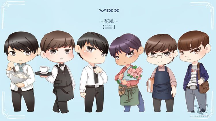 ☆STAR.MOON.STAY☆ — Finally got time to finish it 😊😁 Fanart of #VIXX...