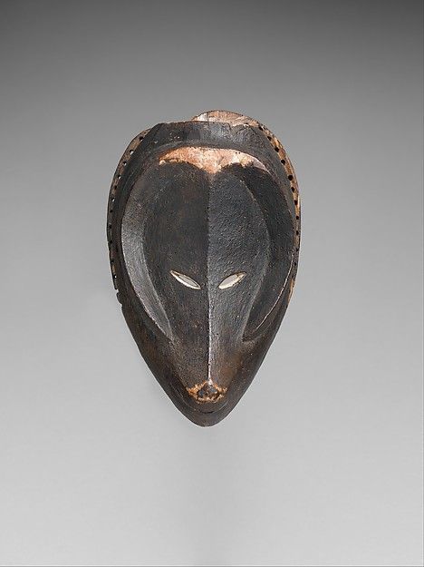 Salampasu Ram MaskDem., Rep. of the Congo, 19th–20th century,Wood, pigment, 11-&frac14; in