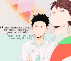 mukoros:iwaoi week: day 7 → free prompt“They’re linked, both physically and mentally.”