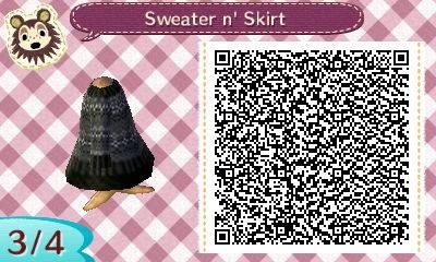 chocobananan:Basic sweater with skirt design. I wanted the sweater to look like my favorite sweater 