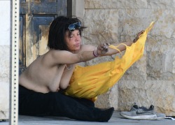 So on my home today 4-19-23 I see this homeless adult photos