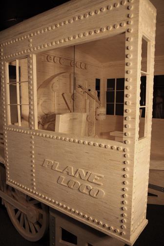 steampunktendencies:  “PLANE LOCO” -   Steampunk flying locomotive model contains