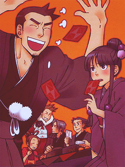 blackquillt:  Ace Attorney → Official Art 1/? 