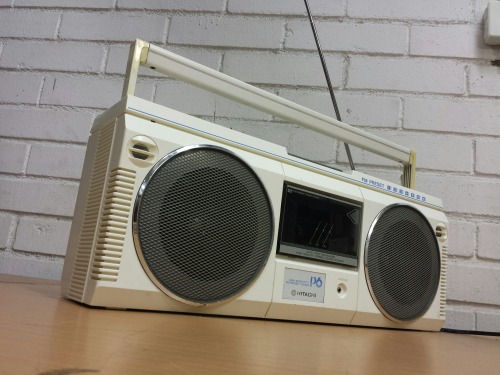 Hitachi TRK-P6E Ghetto Blaster, 1986