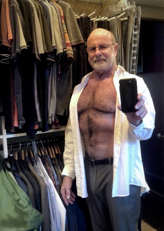 Image Tagged With White Shirt Hairy Chest Grandpa Dadopenyourshirt On Tumblr