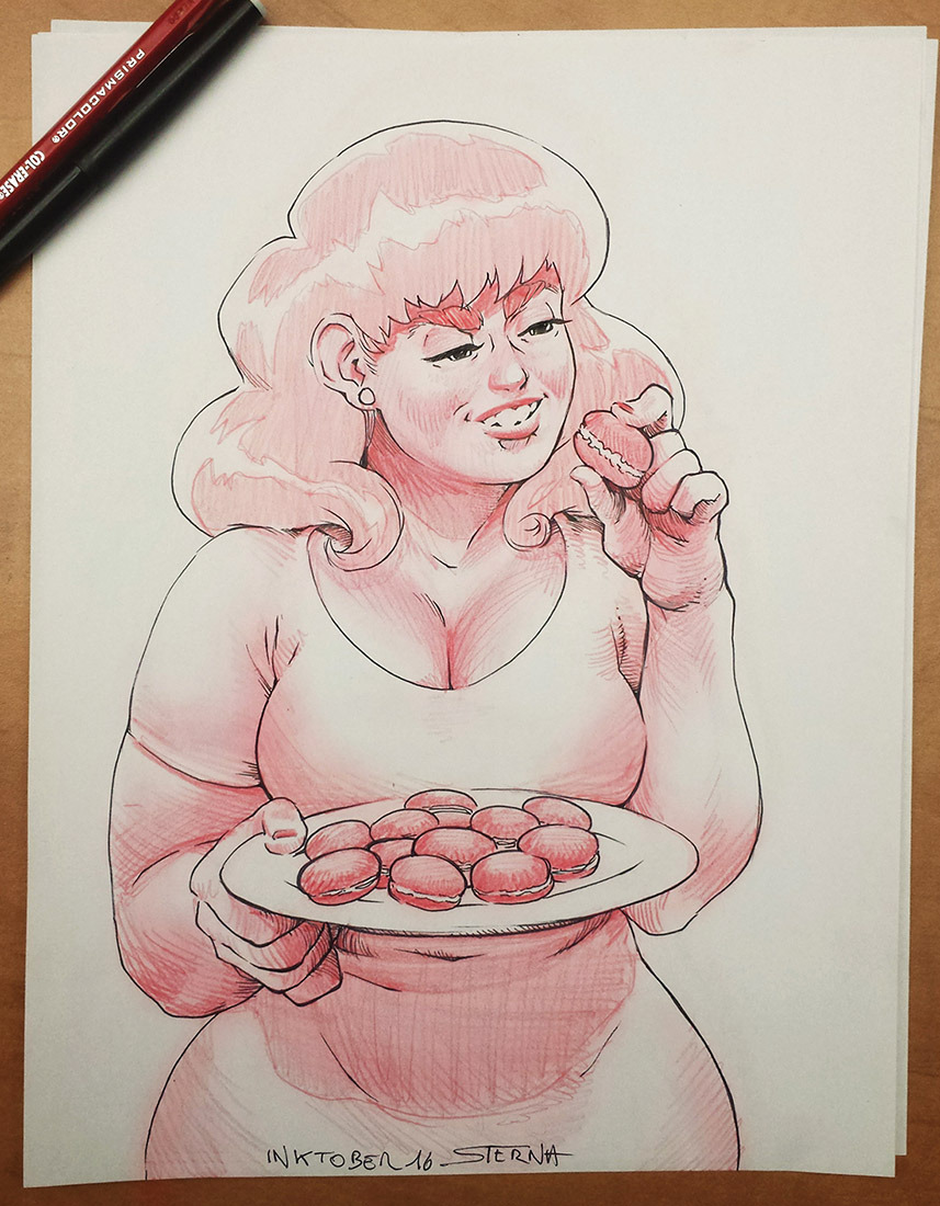 sternaz:  Inktober 24 - One dozen 