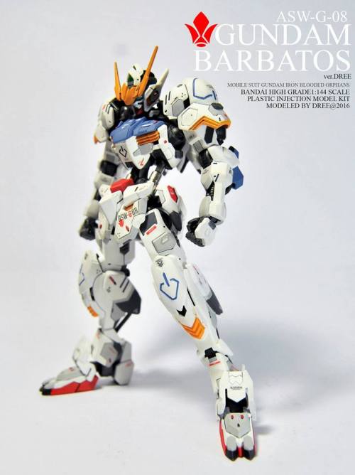 sawutwo:  (模型・プラモデル投稿SNS【MG-モデラーズギャラリー】ガンプラ｜AFV｜ジオラマ｜ - 1/144 HG Barbatos ver.Dree by Adree Adreanから)  