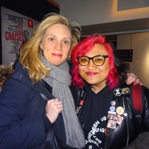 nezoid: I met Évelyne Brochu! I waited for Évelyne Brochu after “L'Idiot” 