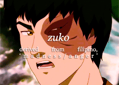 dalpuri:favourite characters + personality tests: Zuko (Avatar: The Last Airbender) x. x. x. x. x.