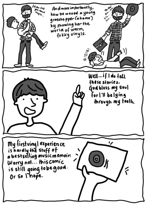 Look out for my upcoming comic about vinyls and music which is yet to be titled!