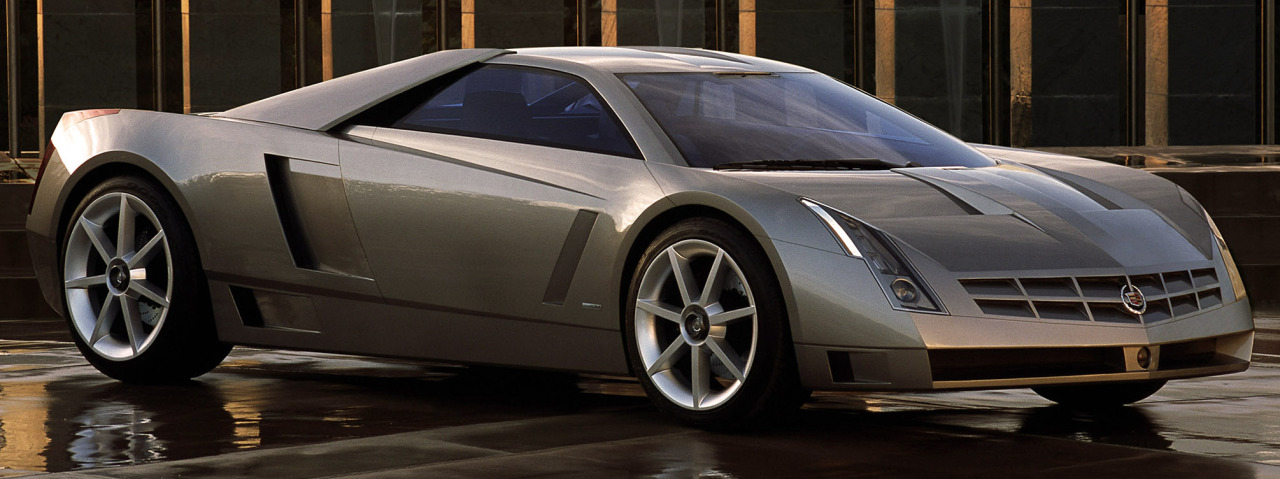 carsthatnevermadeit:  Cadillac Cien, 2002. A mid-engined, high performance sports