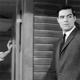 Anthony Perkins And John Gavin As Norman Bates And Sam Loomis In Psycho (1960) Dir. Alfred Hitchcock