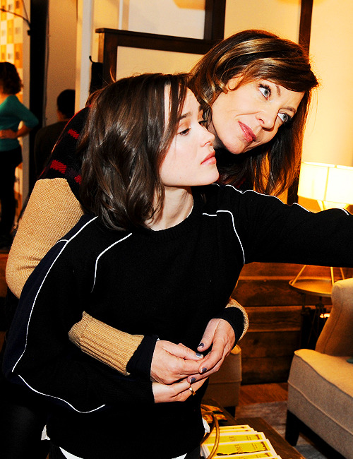 imaginaryhat:Allison Janney and Ellen Page attend the Sundance Film Festival: Day Three on January 2