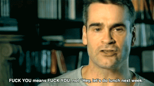 Henry Rollins gets me so wound up!