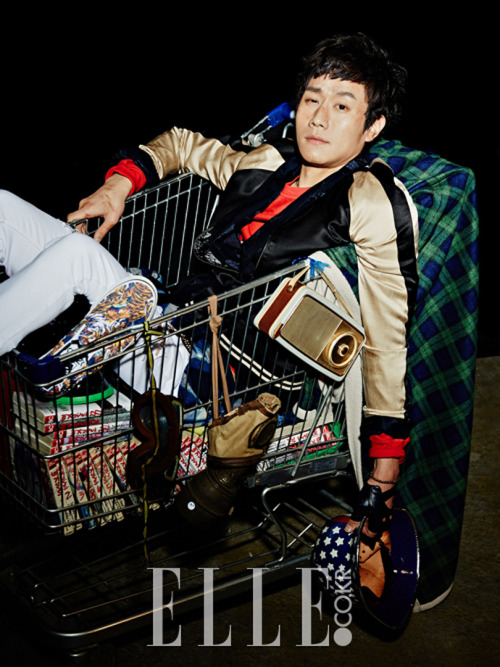 Jung Woo Для Elle Korea 01/2014