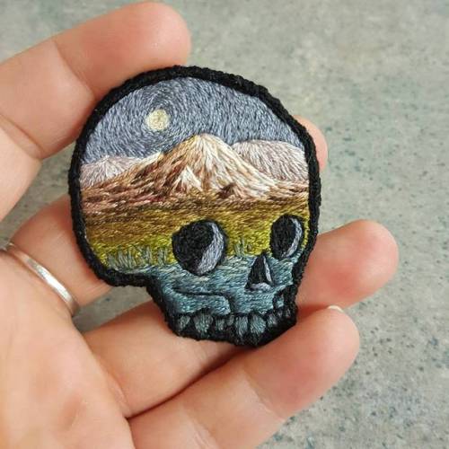 XXX sosuperawesome:  Embroidered Patches by Atomic photo