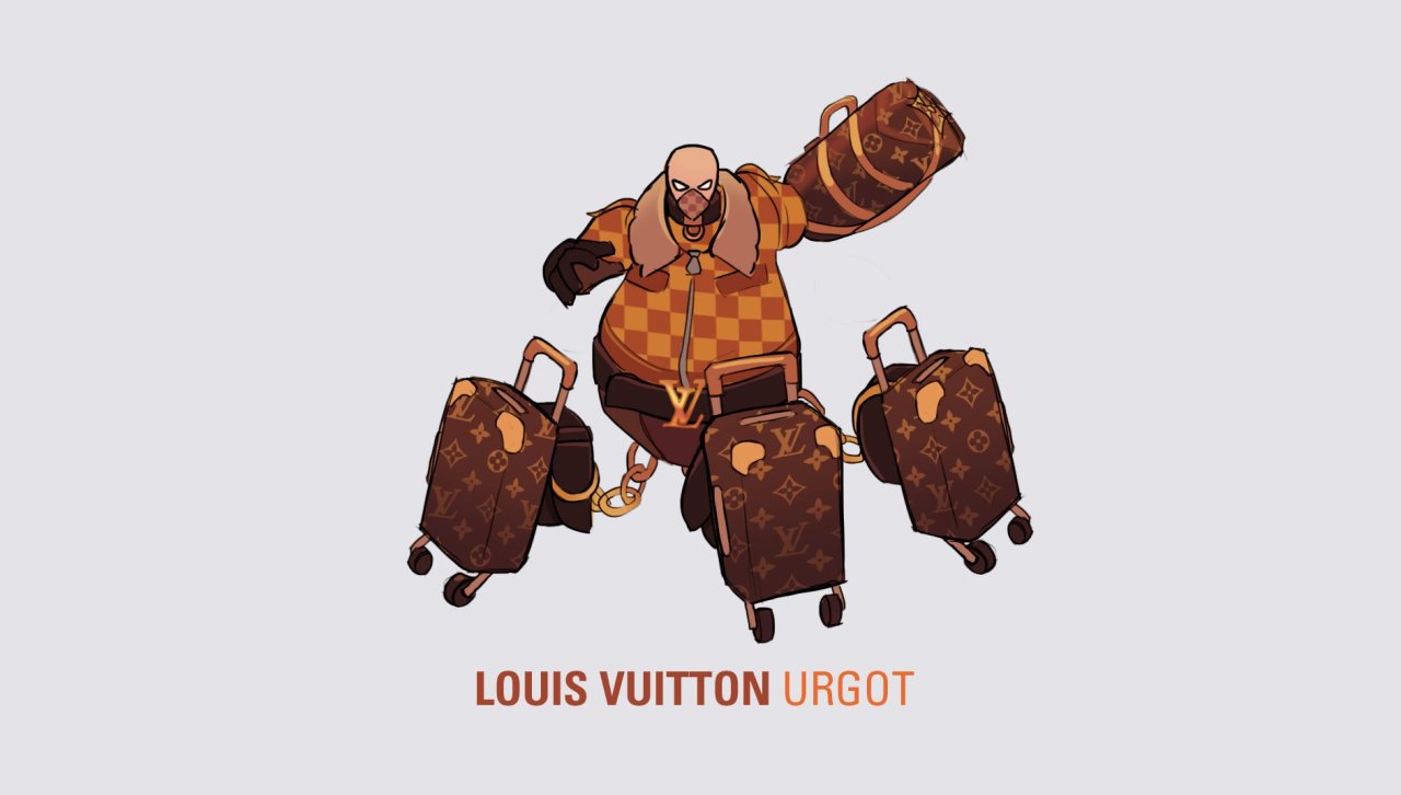 lv bag cartoon