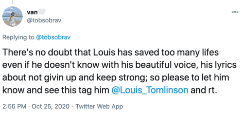 The thread that Louis replied to today - 25/10 | Original thread