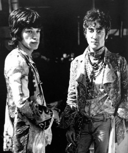 soundsof71:  Mick Jagger & John Lennon,