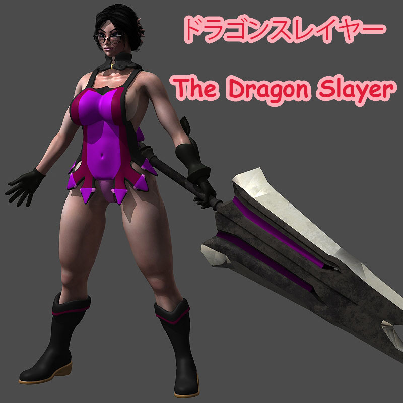  The  Dragon Slayer Rigged low-poly 3d model ready for Virtual Reality (VR),  Augmented