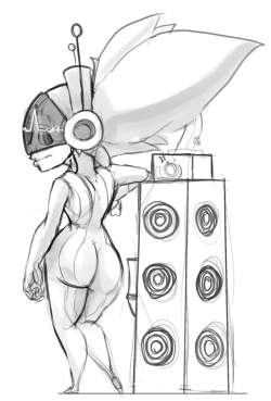 machinebyprinciple:  DJ Tristana. Butts and