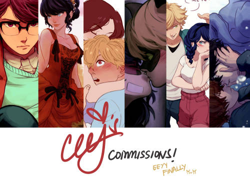 ceejles:EI GAIS!!! I finally opened commissions Ow O I’m opening 5 slots!!But for now tho, I have in