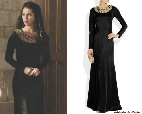 reign mary black dress