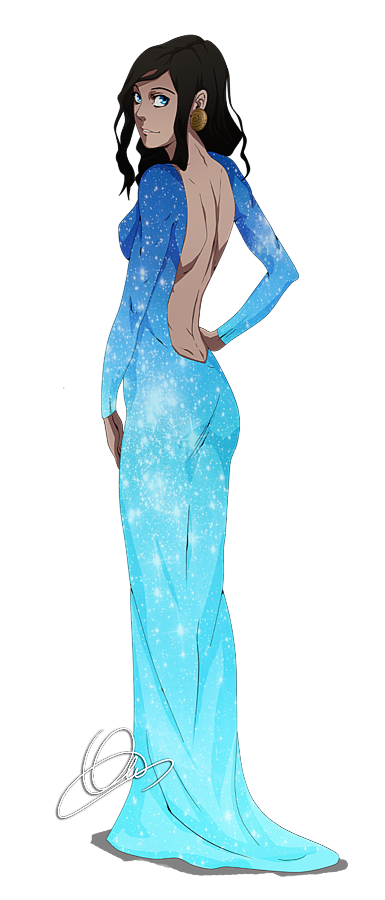 I love to see women wear these types of dresses especially when you can see the back