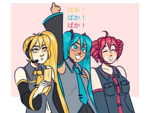 triple baka was the first vocaloid song i ever heard so here is a tribute