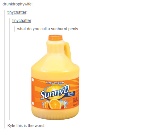 itsstuckyinmyhead:  Tumblr and Puns