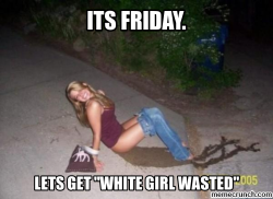 ‘White Girls Wasted’ Sammlung. Bilder