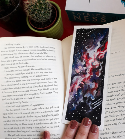 Made a galaxy bookmark ⭐⭐