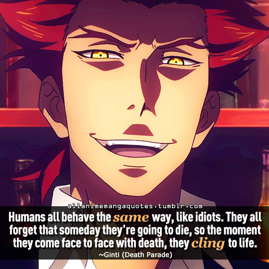 The 10+ Best Death Parade Quotes