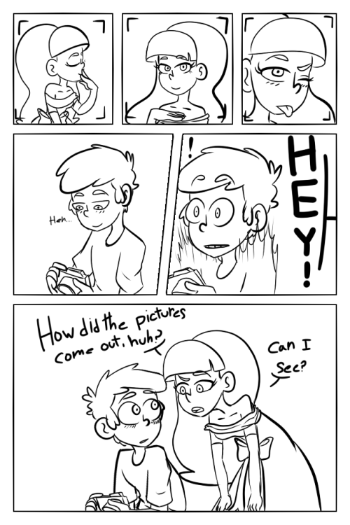 opticstar: Oh boy do i hate drawing comics!Dippica Week! Day One; AUI decided to go with Photographo