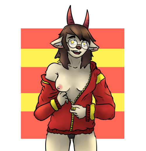 muffinspornblog:@the-entire-furry-fandom is a cool boobgoatdog, why ya titty out