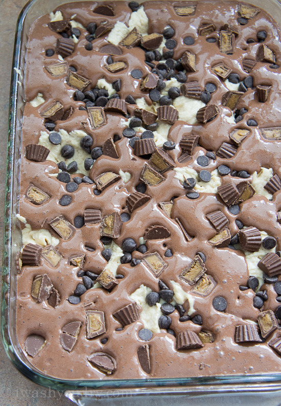 nom-food:  Chocolate peanut butter earthquake cake