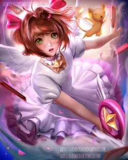 Card Capture Sakura by sakimichan 