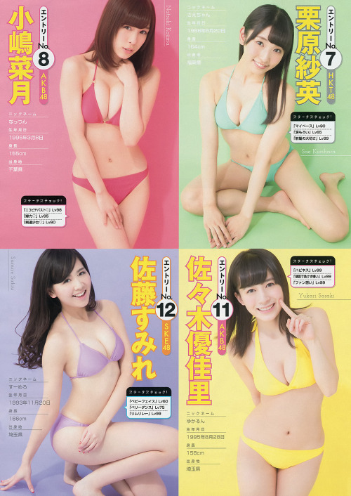 AKBグループヤンマガ専属グラビアモデルオーディションYoung Magazine 2015 No.15