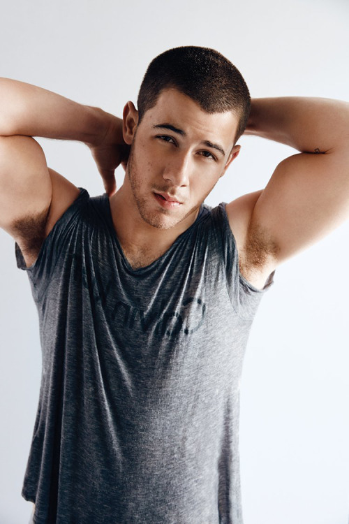 mansexual:Nick vs Joe Which Jo Bros hairy armpits would you rather smell and fuck?