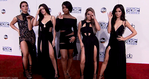 fifth-gifs: Fifth Harmony on the AMAs Red Carpet.