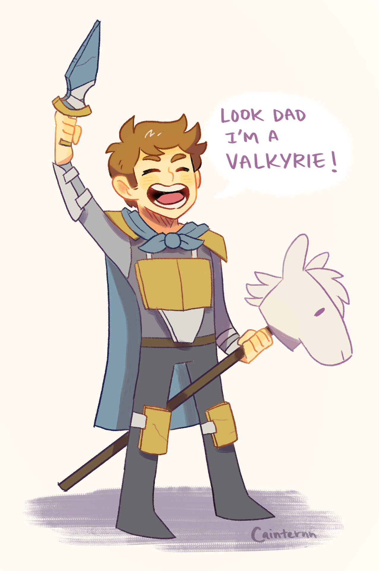 cainternn:  thor definitely dressed up as a valkyrie as a kidBONUS: