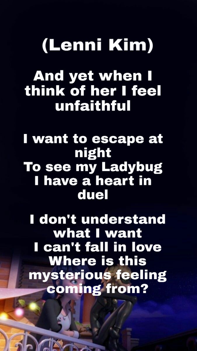 Miraculos, ladybug tradução (Lou e Lenni Kim) 