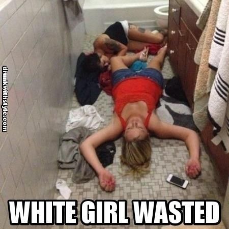 XXX ‘White Girls Wasted’ Sammlung. Bilder photo