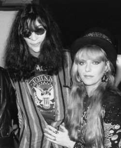 mrs-joey-ramone: Joey Ramone &amp; Bebe Buell