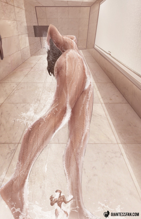 giantessfan: Shower A man ends up shrinking in his hotel room shower an unable to escape. Shortly af