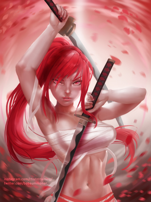 Erza painting I did awhile back