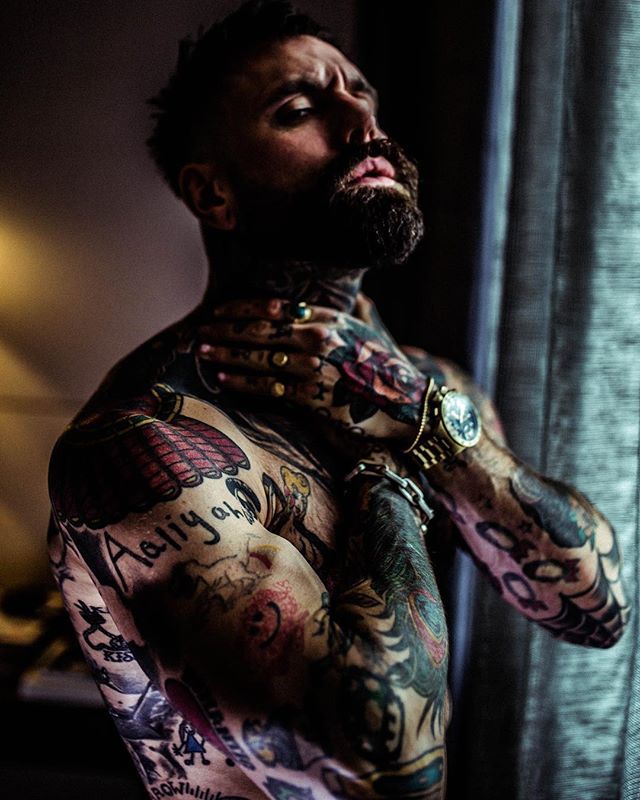 Ricki Hall on Tumblr: Image tagged with ricki hall, male model, tattoos