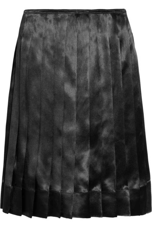 Pleated satin skirtSee what&rsquo;s on sale from The Outnet on Wantering.