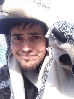 aubsticle:  so I’m def stealing Emily’s wolf hat-scarf-thing 